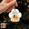 Custom Photo Pet Watercolor Wooden Ornament Loss Of Pet Gift CH07 180278