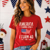 Custom America Turns 250 I Turn Shirt, Matching Usa 250th Anniversary Birthday Tee CH07 911738
