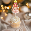 Custom Face Kid Birthday Decoration Cupcake Toppers HA75 892052