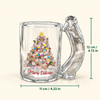 Personalized Merry Dickmas Novelty Christmas Tree Naughty Glass Mug CH07 180802