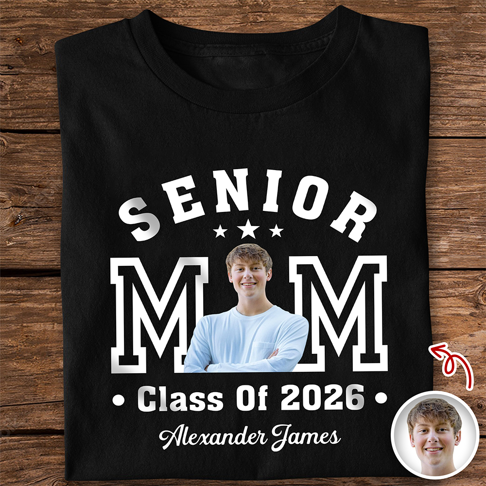 Custom Senior Mom Dad Class of 2026 Graduation Dark Shirt HO82 901564