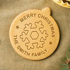 Custom Family Name Merry Christmas Cookie Stamp Christmas Party Gift CH07 899854