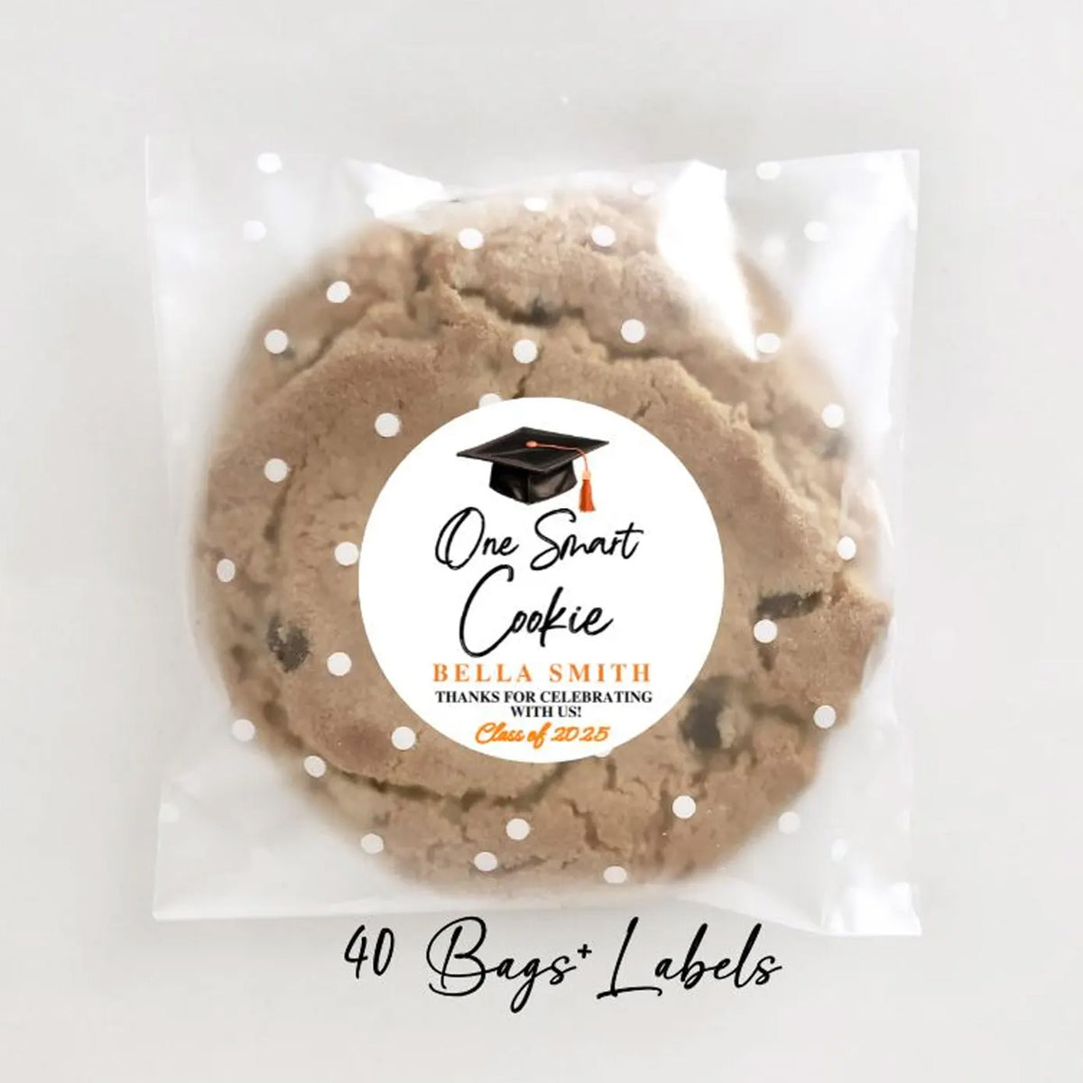 One Smart Cookie 2026 Graduation Labels & Bags HO82 902234