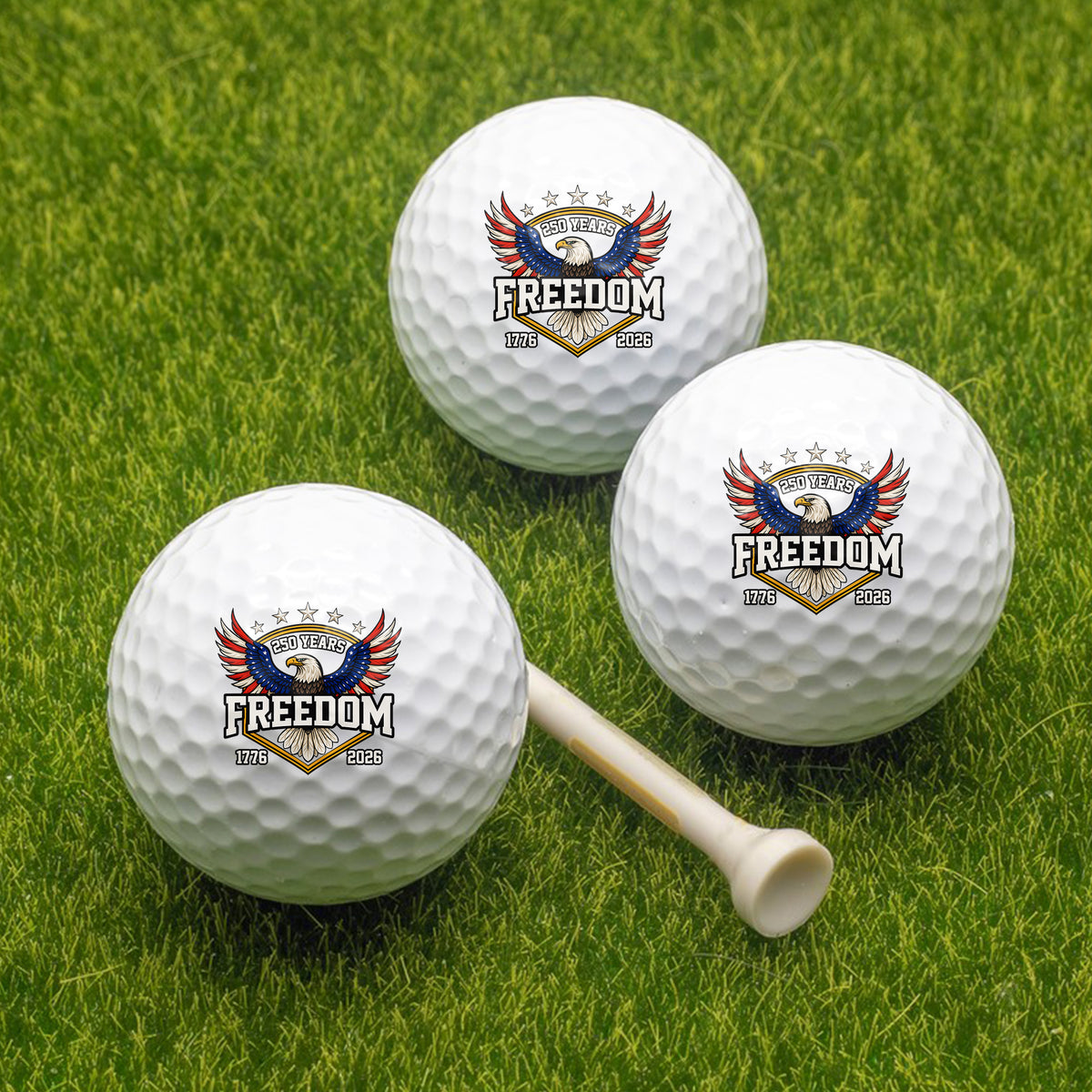 1776 - 2026 250 Years Of Freedom Golf Ball TH10 169257