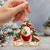 Custom Photo Christmas Tree Dog Acrylic Ornament - Gift For Dog Lovers HO82 903406