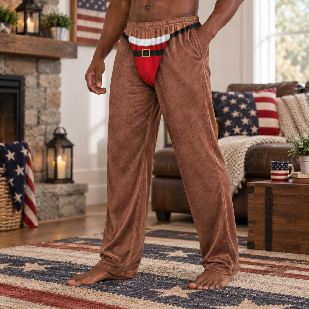 Hairy Body Christmas Sweatpants Gag Gift For Him TH10 170797