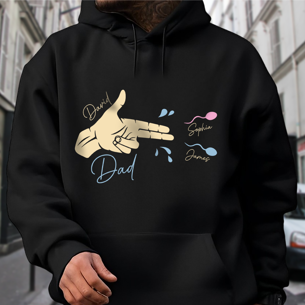Custom Name Humor Sperm Dad Shirt For Father's Day TH10 169875
