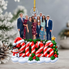 Personalized Family Photo 2026 Candy Cane Christmas Acrylic Ornament HO82 903856