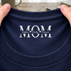 Personalized Mom Neck Print Shirt With Kid Name, Mothers Day Gift CH07 910928