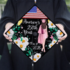 Personalized America 250th Anniversary Class of 2026 Graduation Cap Topper TH10 169225