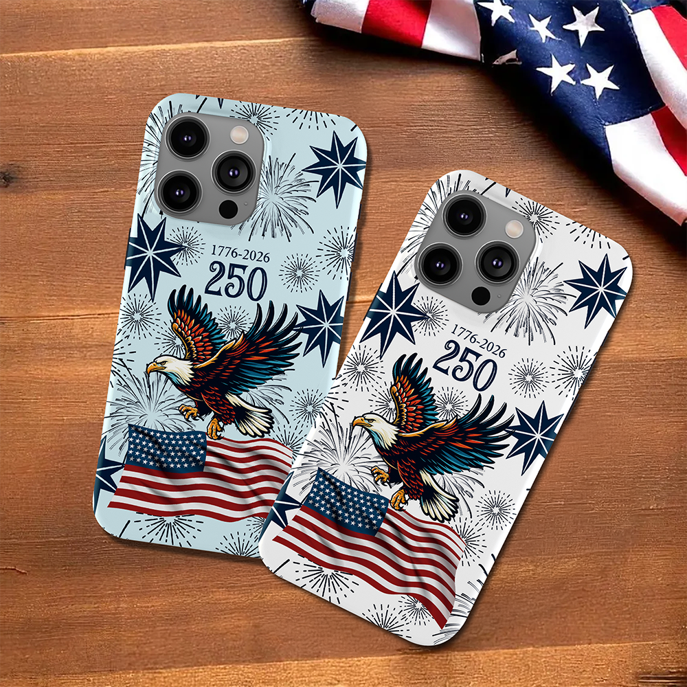 USA 250 Anniversary Eagle 1776-2026 Phone Case HA75 920200