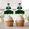 Custom Photo Congrats Graduation Cupcake Topper - Graduation Party Decor for Graduates HO82 901452