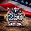 Personzalized Name USA 250th Anniversary Patriotic Eagles Acrylic Pin LM32 899531