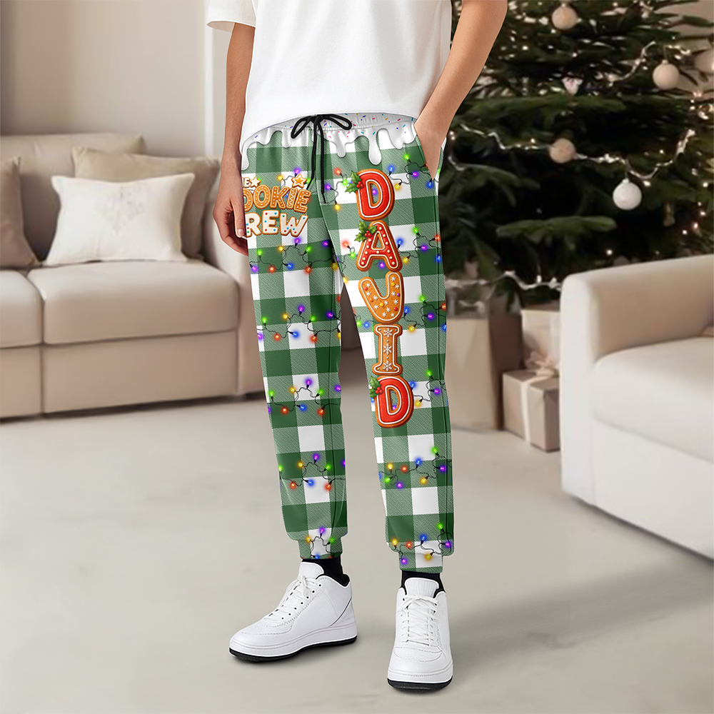 Personalized Custom Name The Cookie Crew Sweatpants For Family TH10 170809