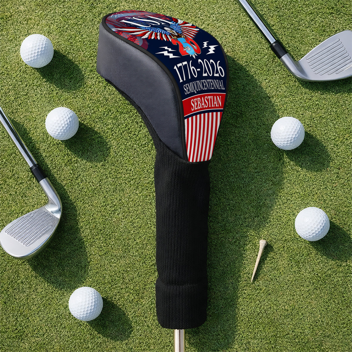 250 Years America Semiquincentennial Golf Club Head Cover HA75 921300