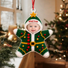 Personalized Baby Christmas Costume Star Acrylic Ornament, Cute Christmas Keepsake Gift For Kids CH07 180842