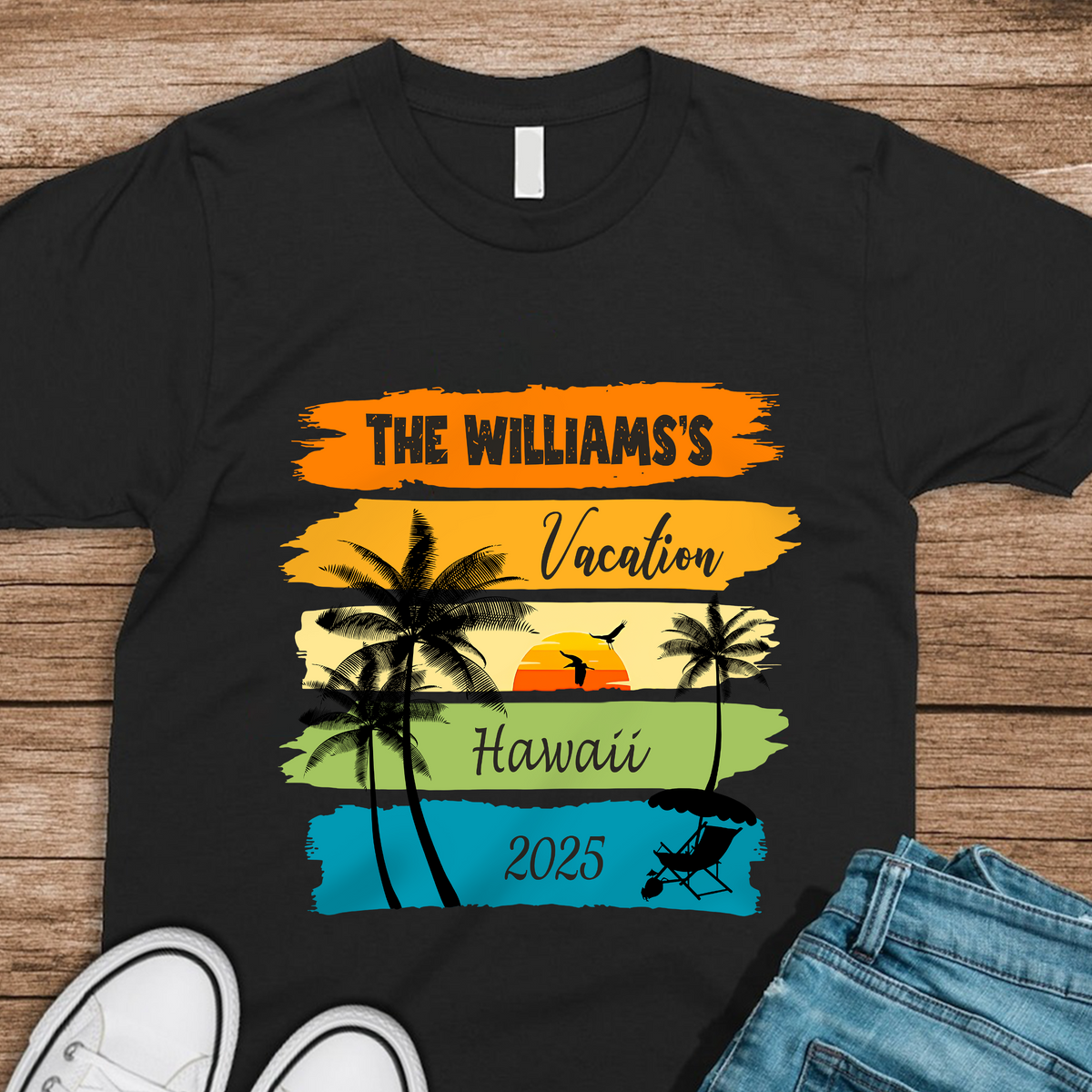 Custom Family Vacation Shirts 2025 – Personalized Family Trip Dark Shirts LM32 893817