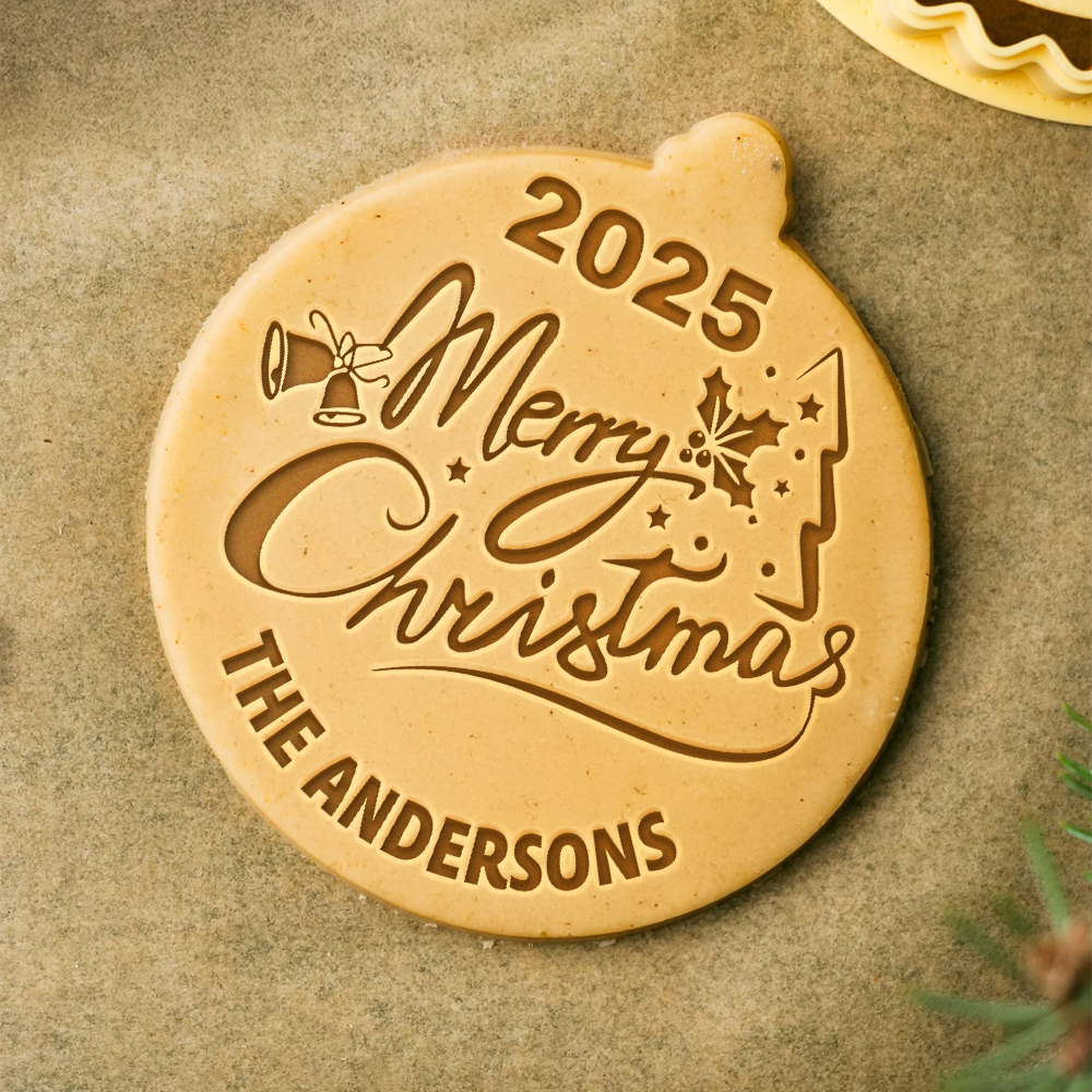 Personalized Christmas Cookie Stamp With Name - Custom Gift For Family CH07 896846