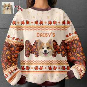 Custom Photo Dog Dad, Dog Mom Ugly Sweater HA75 897076