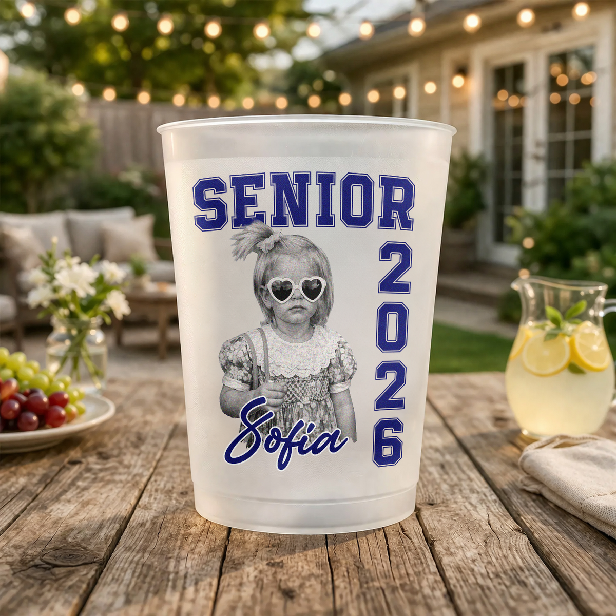 Custom Graduation Cups 2026 – Personalized Photo & Name Senior Party Cups CH07 911264