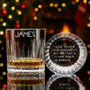 Custom Name I Love You For Your Personality Personalized Lines Whiskey Glass HA75 898722
