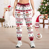 Custom Pet Photo With Festive Ugly Patterns - Personalized Sweatpants CH07 899502