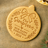 Personalized Family Name Happy Christmas Cookie Stamp, Holiday Baker Gift HO82 904130