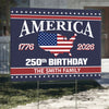 America 250 Birthday 1776-2026 Garden Yard Sign HO82 894602