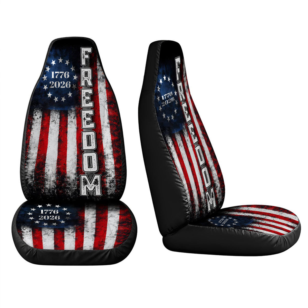 American Betsy Ross Flag Freedom Independence Car Seat Cover LM32 899503