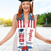 Personalized Amerian Flag Class of 2026 Graduation Stoles HA75 920830