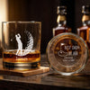 Personalized Father's Day Gift Golf, Best Dad By Par Engraved Whiskey Glass HO82 900906