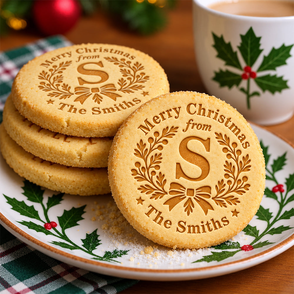Personalized Family Name Merry Christmas Cookie Stamp HA75 919630
