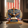 One Nation Under God - USA 250th Anniversary Personalized Acrylic Block Plaque CH07 911170