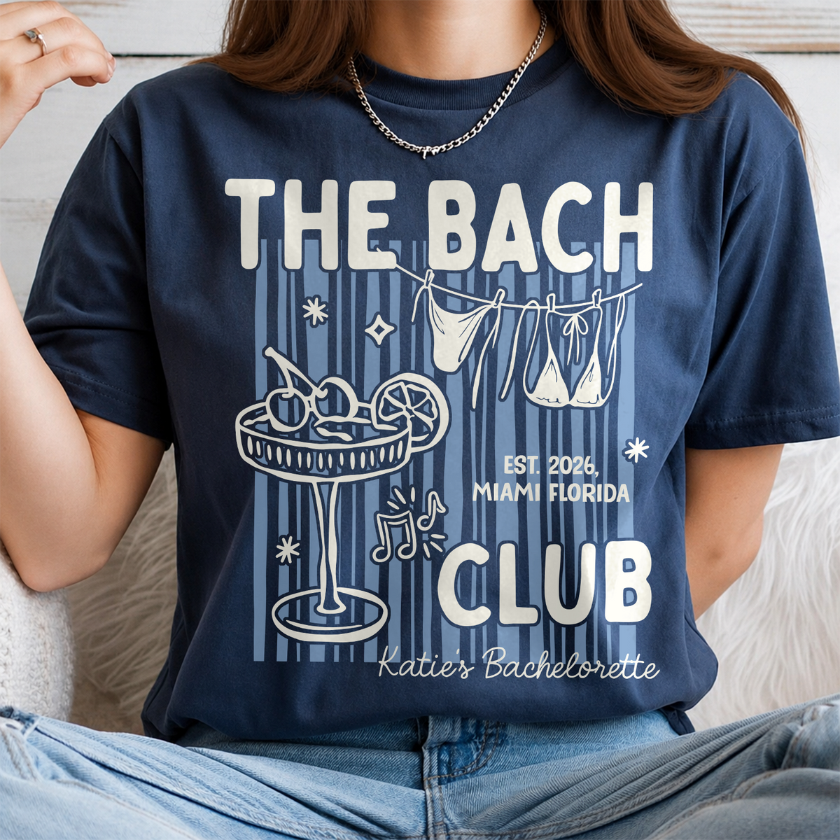 Custom The Bach Club - Beach Bachelorette Comfort Shirt HA75 921992