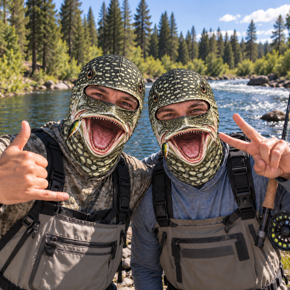 Funny Pike Mask For Fishing Lovers HO82 904030