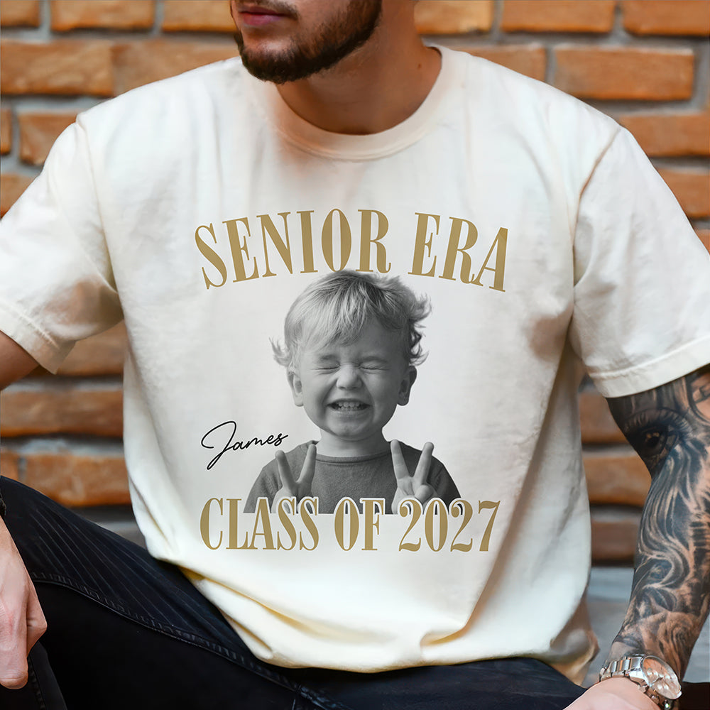 Custom Retro Senior 2027 - Senior Era Comfort Shirt - Personalized Class of 2027 Gift HA75 922106