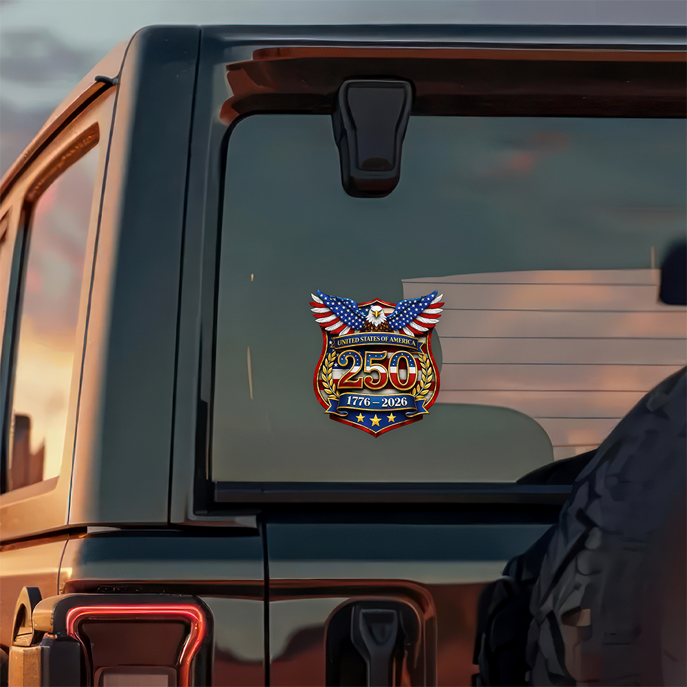 250th Anniversary of USA Car Window Decal Sticker CH07 911086