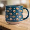 Custom Dog Cat Face Photo With Icon US Pottery Mug HA75 920400