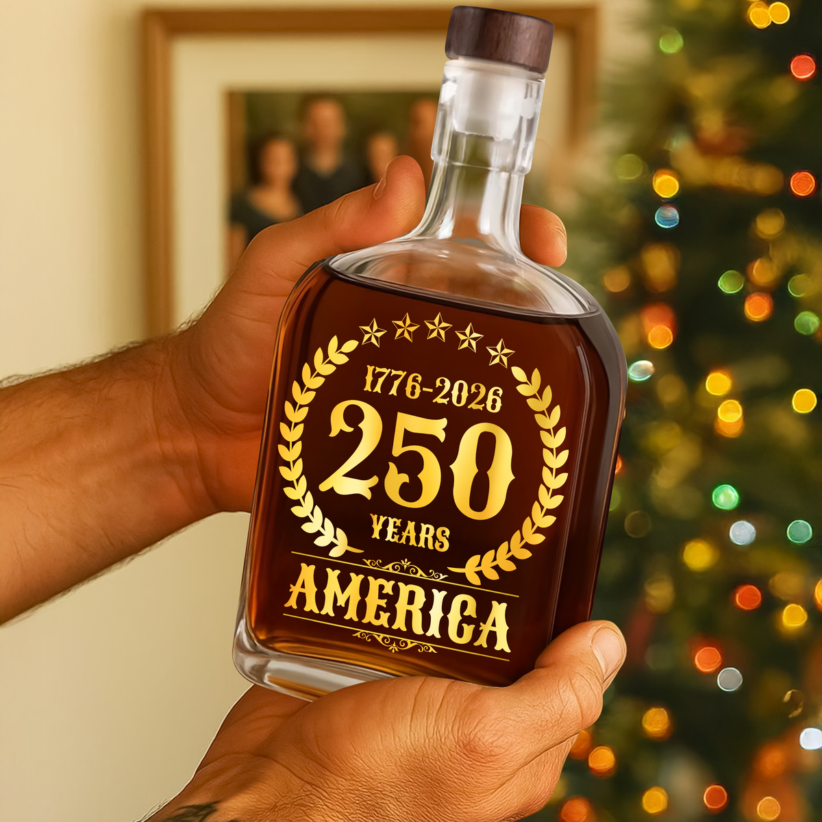 America 250 Years America 250th Anniversary Whiskey Bottle HA75 897422