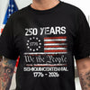 America’s 250th Anniversary United States Semiquincentennial Dark Shirt HO82 900338