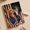 Custom Dog Photo American Patriot Building Block HA75 920522