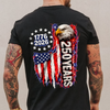 USA 250th Anniversary 1776 2026 Eagle T-Shirt Back CH07 910854