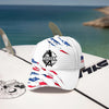 Personalized Golf Ball Pattern With America Flag Classic Cap HO82 902326