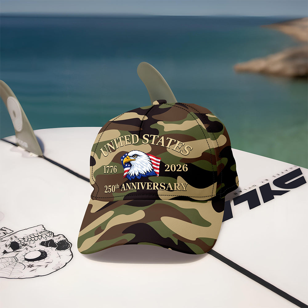 United State Of America 1776 - 2026 250th Anniversary AOP Cap TH10 169417
