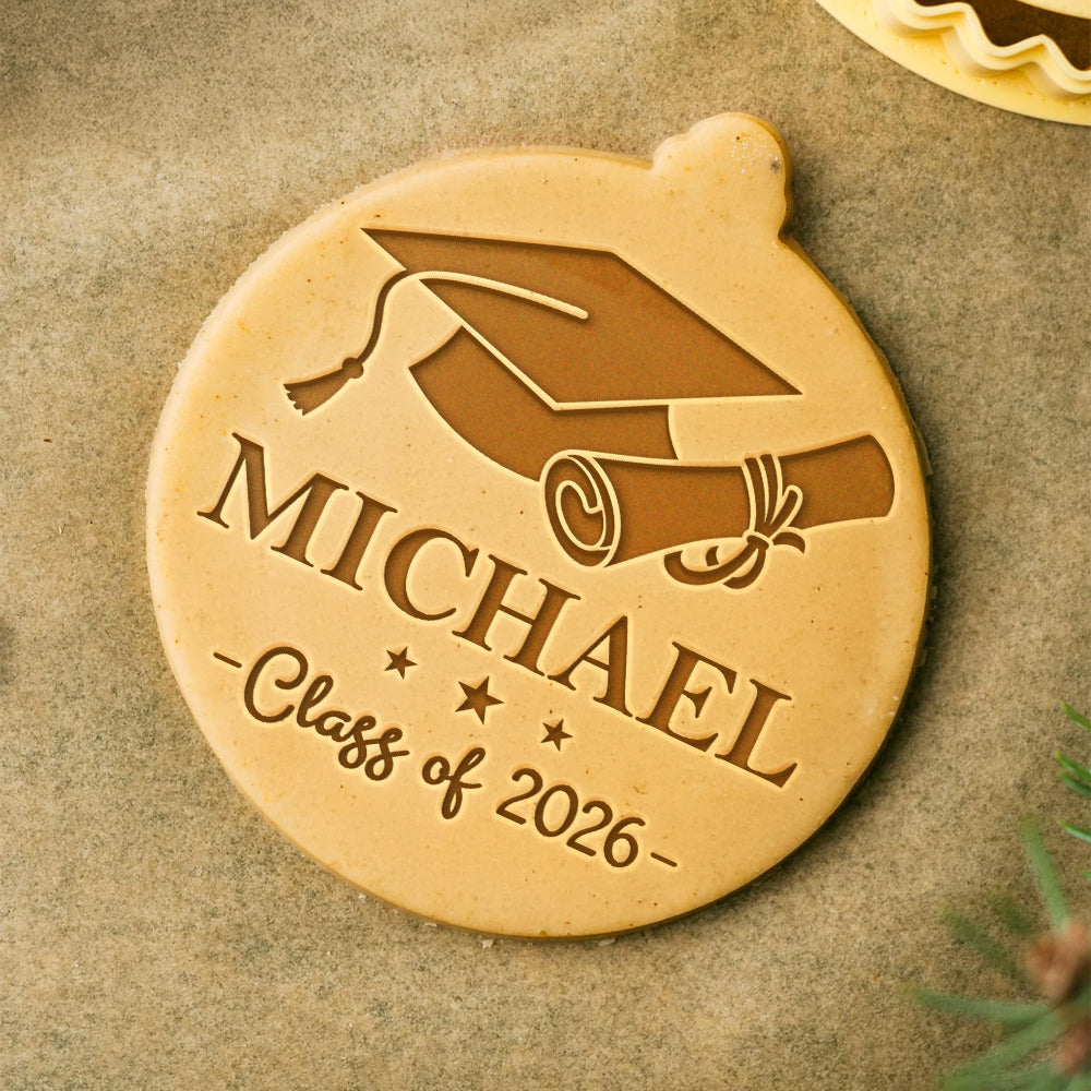 Custom Name Class Of 2026 Graduation Cookie Stamp CH07 911112