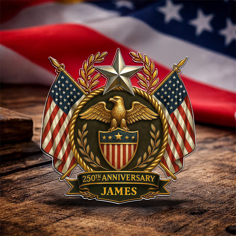 Personalized America 250th Anniversary Acrylic Pin HA75 920966