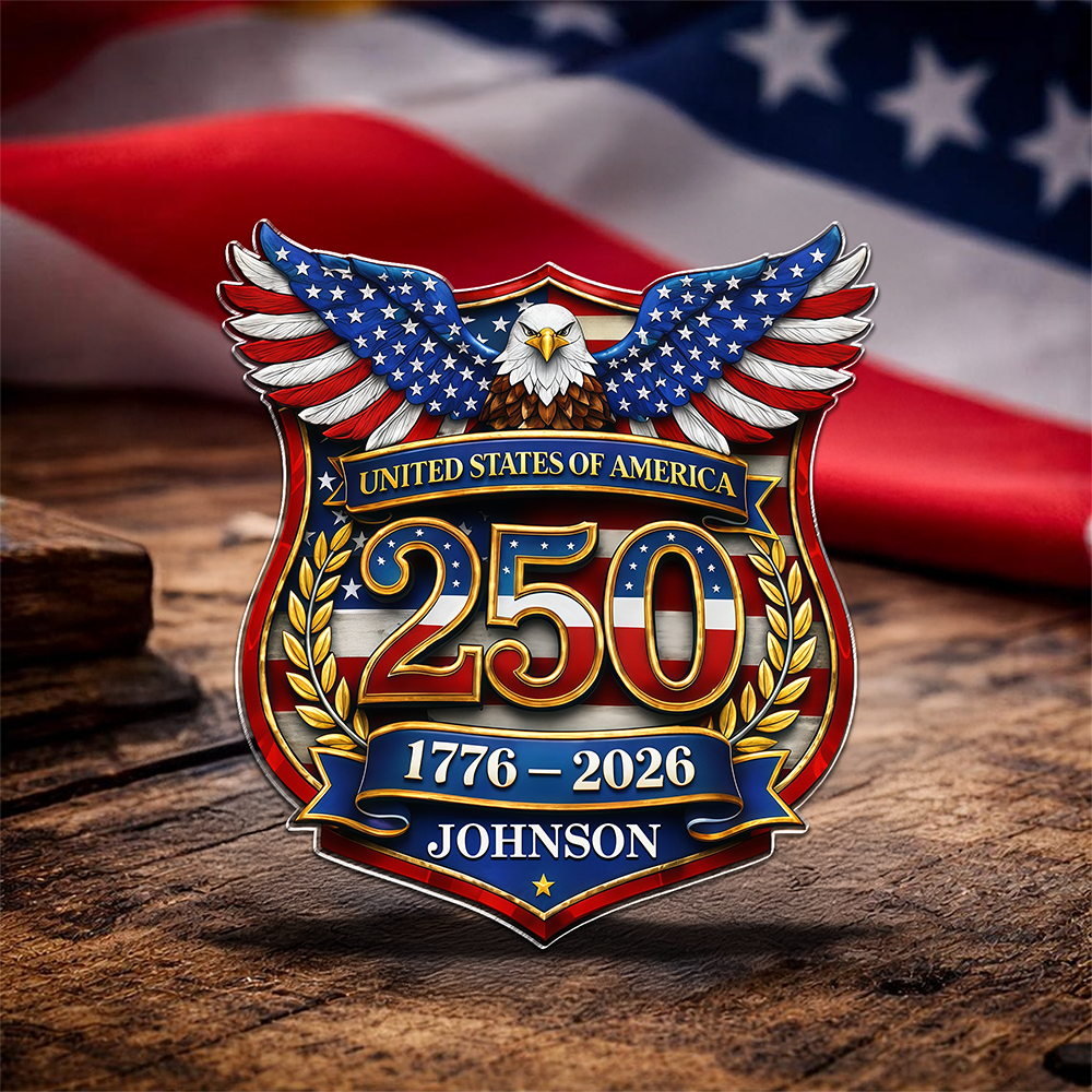 Personalized 250th Anniversary of USA Acrylic Pin CH07 911084