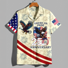 Personalized American Pride Patriotic 250th Anniversary Eagle Hawaiian Shirt CH07 911090