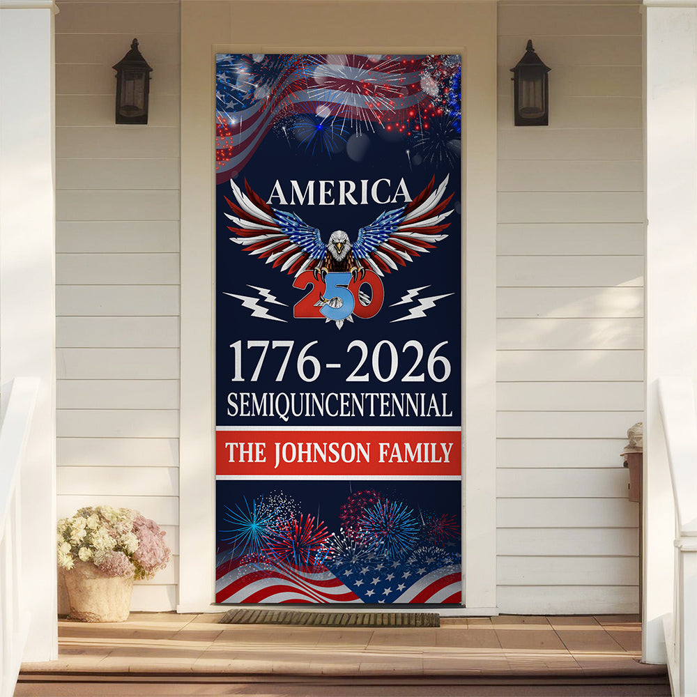 250 Years America Semiquincentennial Door Cover America 250th Anniversary Gift CH07 899680