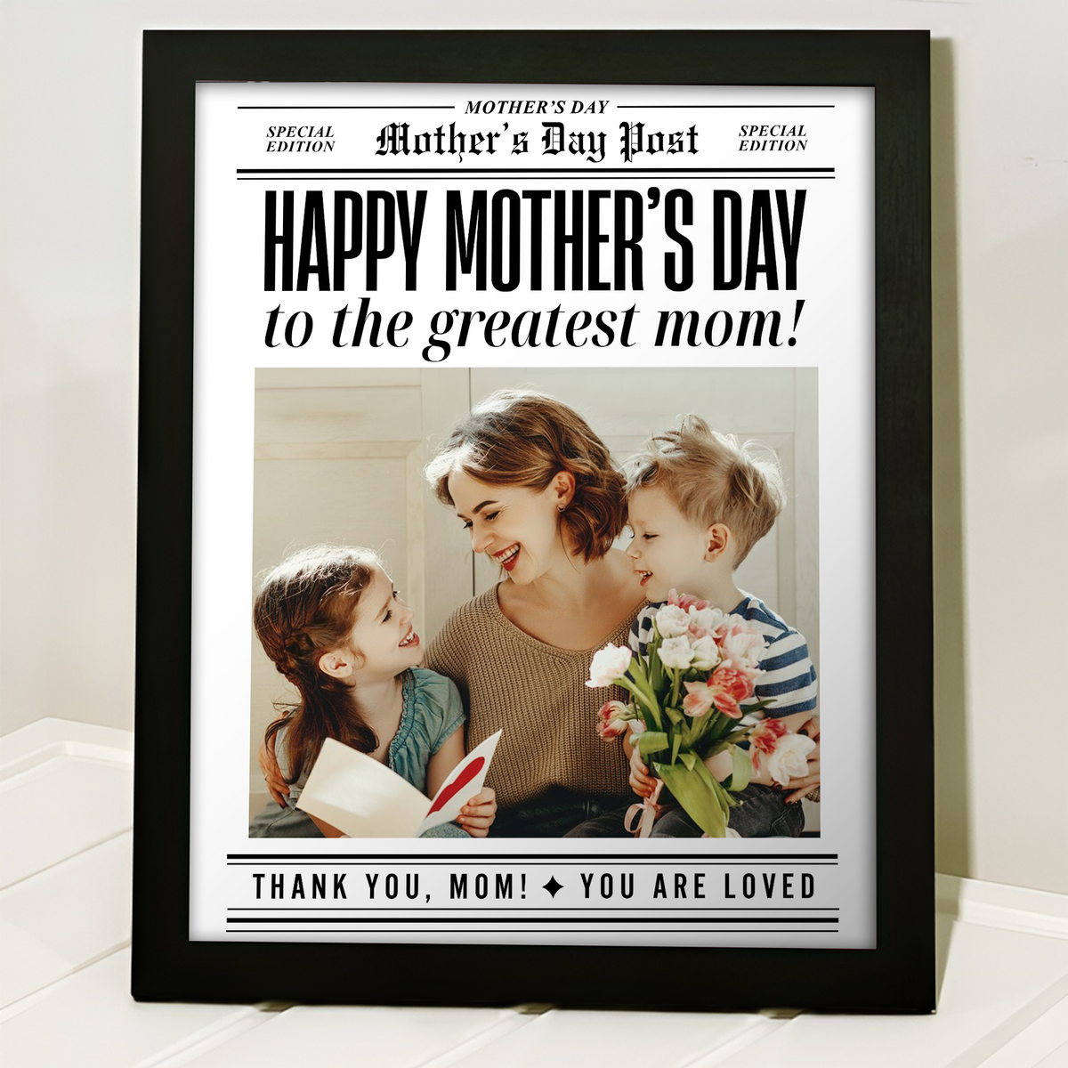 Custom Photo Happy Mother's Day To The Greatest Mom Picture Frame HA75 920686